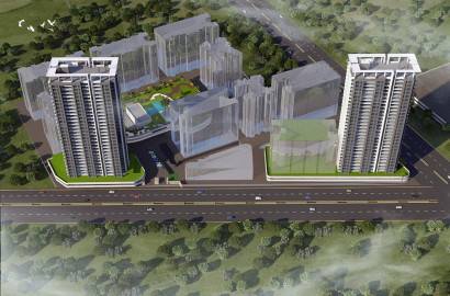 New Project at Spine road Pharande Spaces L-axis 4bhk