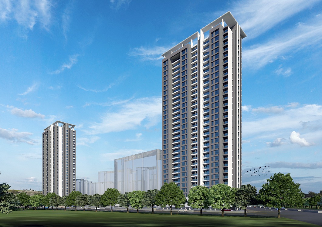 New Project at Spine road Pharande Spaces L-axis 2bhk